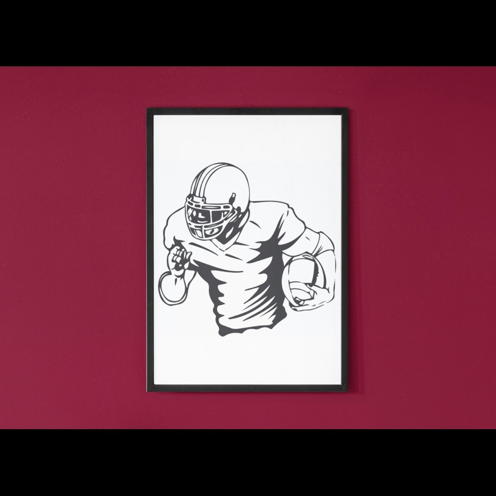 Football 🏈 Pass Photo Print